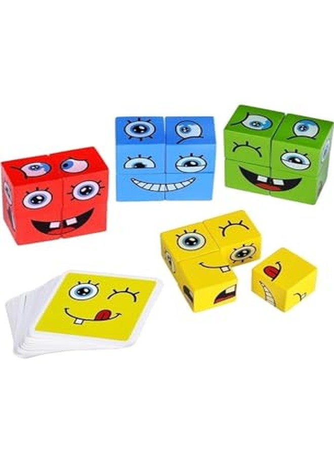 RASOFAB Zwerlin Wooden Cube Toy with 16 Faces Montessori Puzzle Educational Brain Teaser Logic Game for Kids and Adults 72 Challenge Cards STEM Learning Cognitive Skill Building Toy Gift for Boys and Girls - Image 5